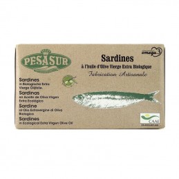 Sardines Huile Olive Bio 120g