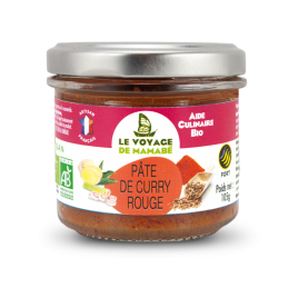 Pate Pour Curry Rouge Bio 105g