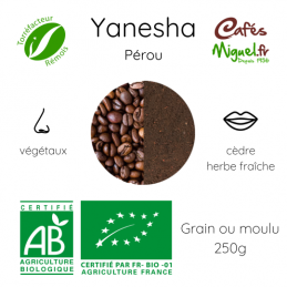 Cafe Grain Yanesha Perou Bio